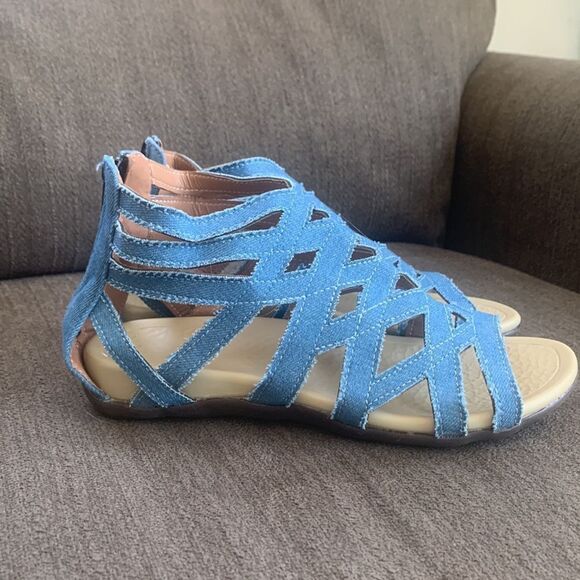 Elegant Blue Sandals for Effortless Style - Picture 4 of 8